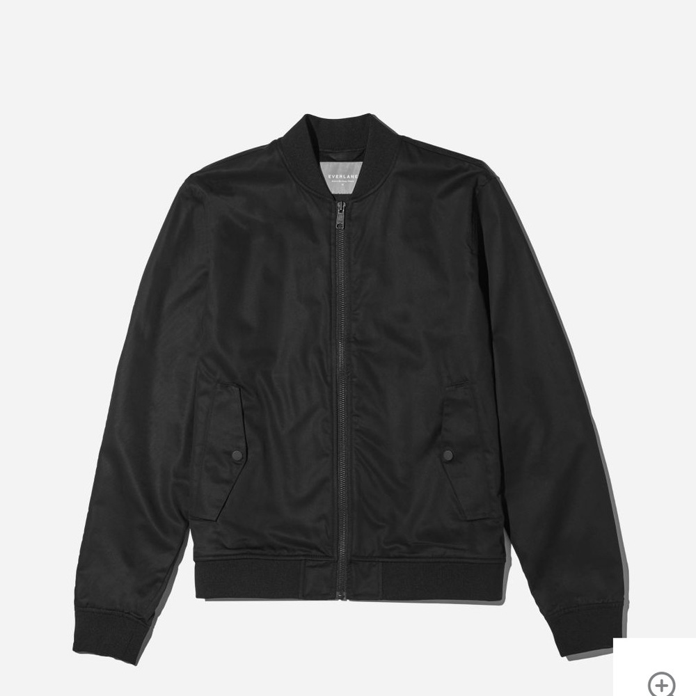 Everlane Black Bomber Jacket